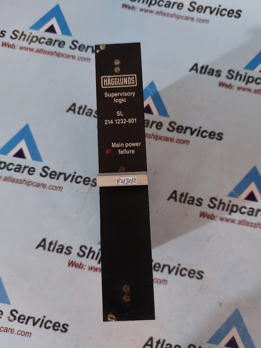 Hagglunds SL 214 1232-801 Supervisor Logic Pcb Card